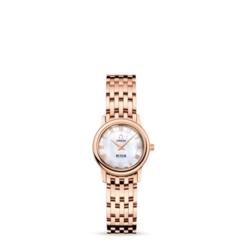 Omega De Ville Prestige Quartz 22 Red Gold / MOP / Bracelet
